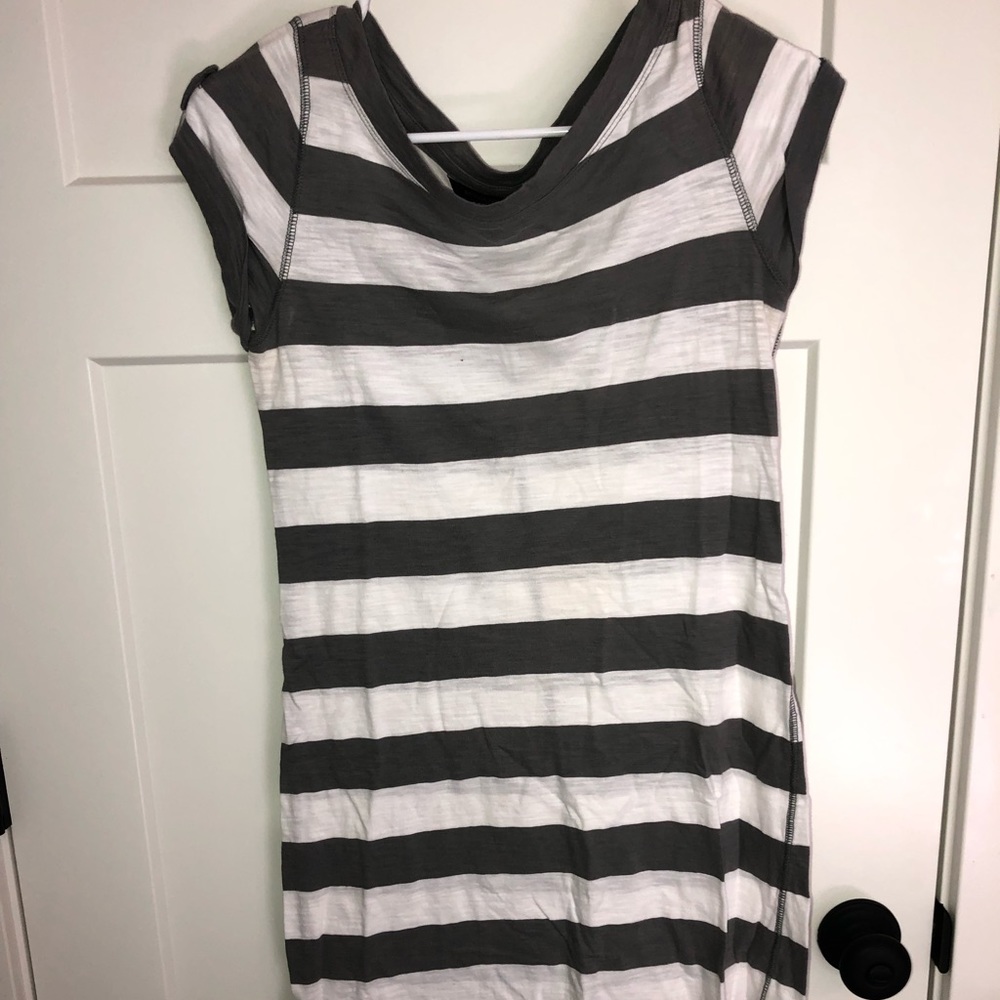 Banana republic striped t shirt dress!